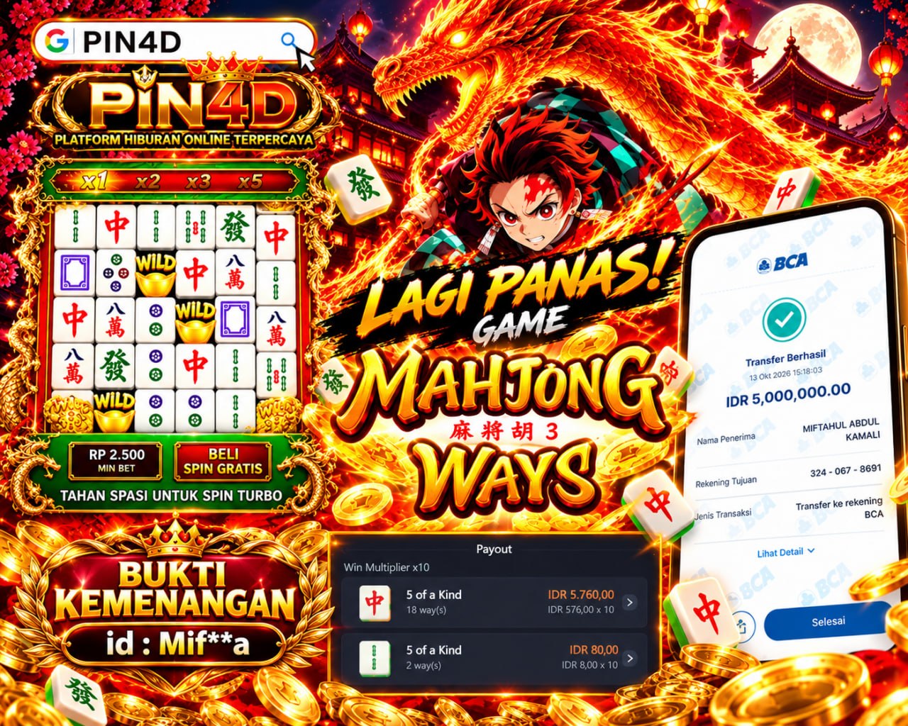 PIN4D | Situs Resmi Raja Slot Gacor Online Terpercaya