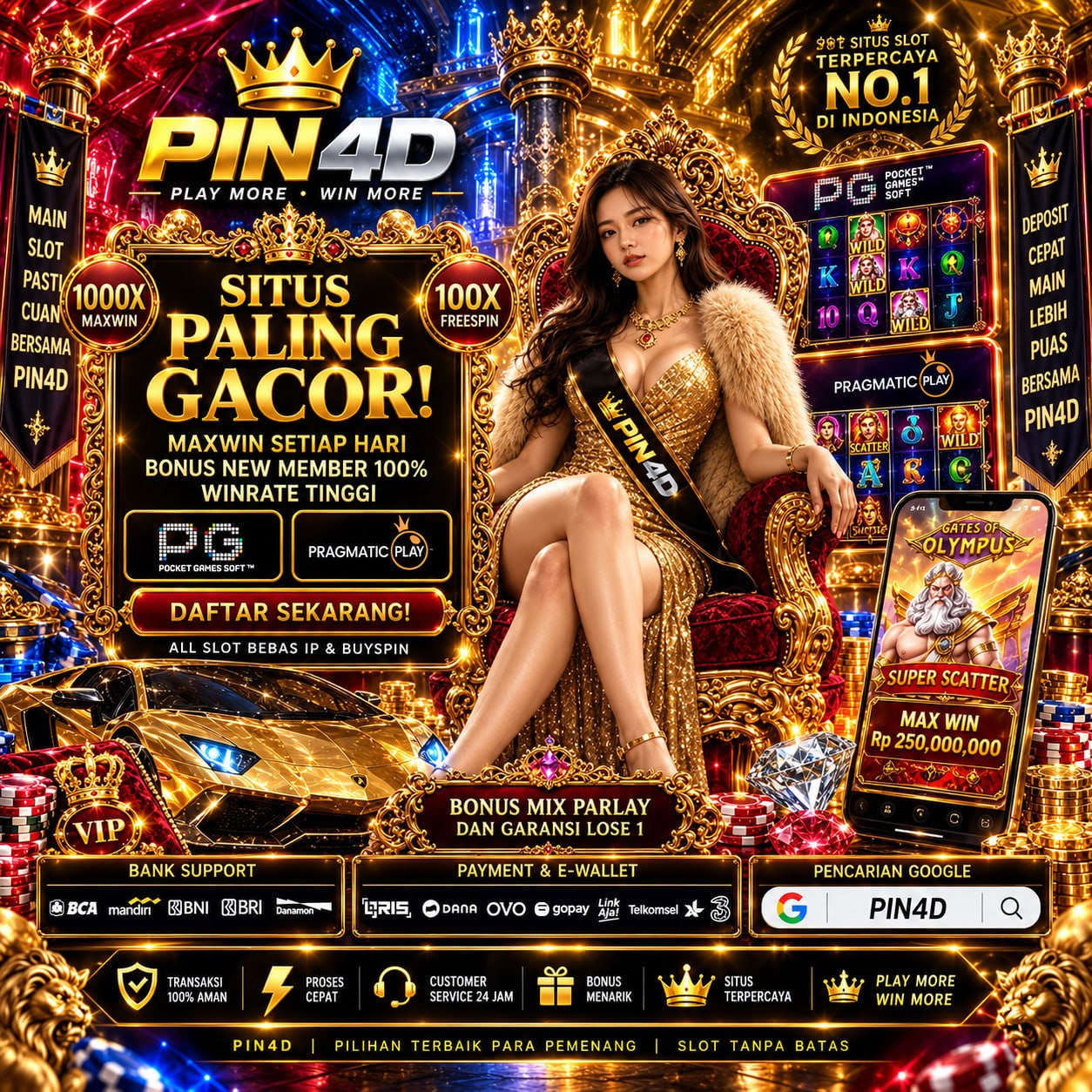 Informasi mobile pin4d