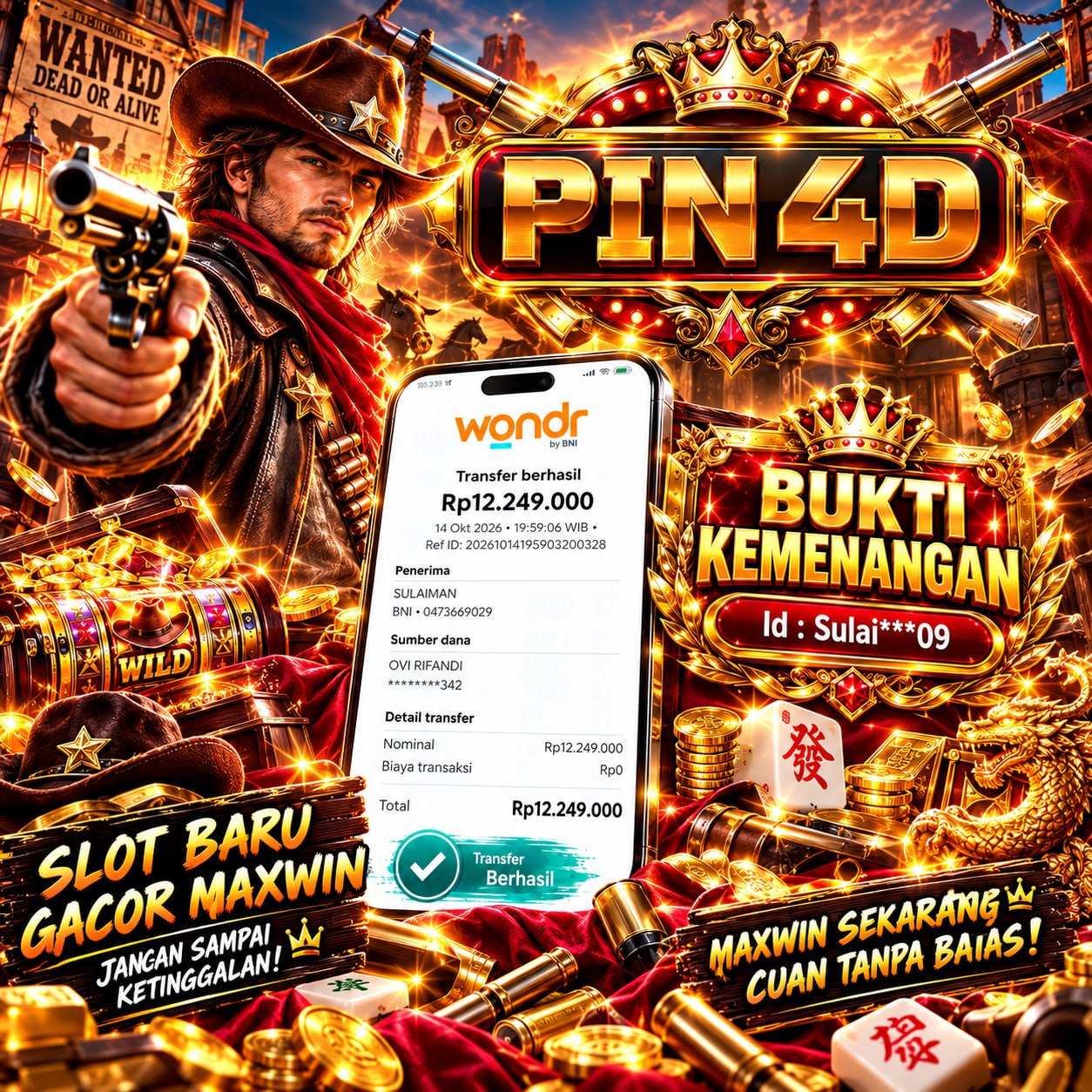 PIN4D | Situs Resmi Raja Slot Gacor Online Terpercaya